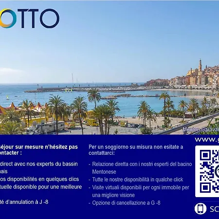 2p à Menton, Centre, Climatisé, Terrasse Et Parking - Fr-1-196-336 * Menton